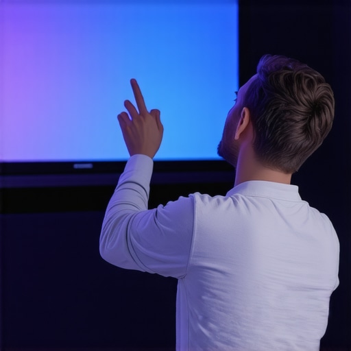 Professional calibration setup for high-end home theater display