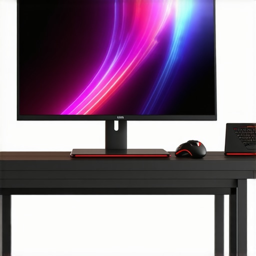 Close-up of a high-refresh-rate gaming monitor with vibrant visuals and ergonomic stand.