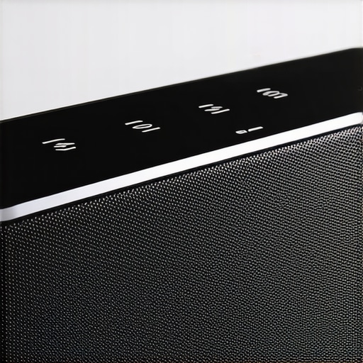 A sleek wireless soundbar showing Wi-Fi connection status