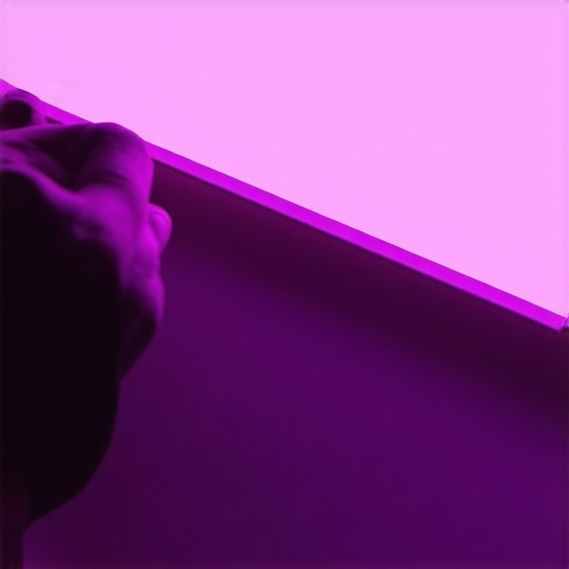 Person carefully taping over a streaming device's blue LED light to block it