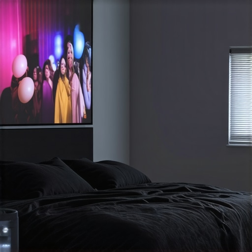 Why Your Bedroom Projector Needs an ALR Screen Not a White Wall