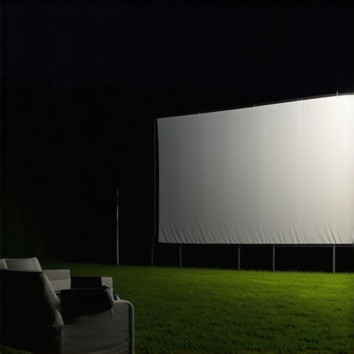 Why Your Outdoor Movie Night Needs a High-Gain Silver Screen