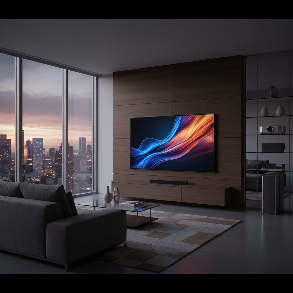 High-end visual tech that respects your interior design.