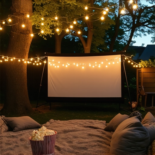 7 Mistakes Everyone Makes When Setting Up a Backyard Movie Night