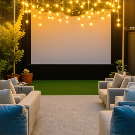 7 mistakes people make when setting up a backyard cinema
