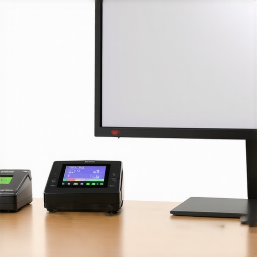 Calibration Tools for Home Cinema Colorimeter being used to calibrate a monitor in a home theater setting.