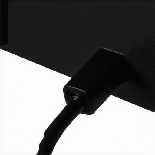 HDMI cable connecting gaming device to TV for optimal 4K streaming