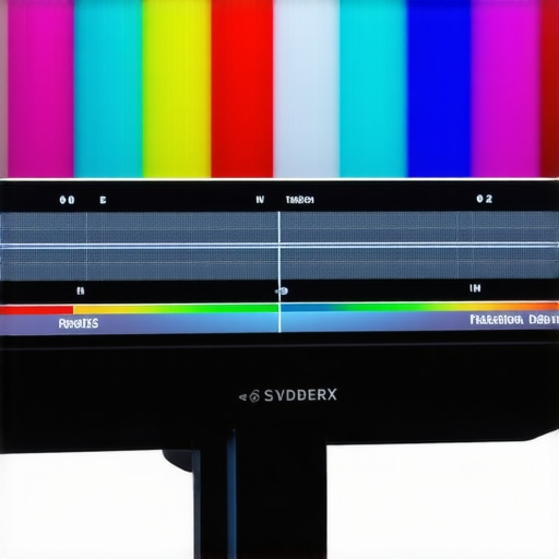 Precision Calibration with SpyderX A person calibrating a monitor using a SpyderX device, ensuring accurate colors and contrast