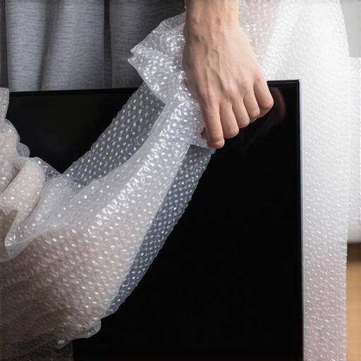 The Bubble Wrap Trick for Safely Moving Large OLED TVs