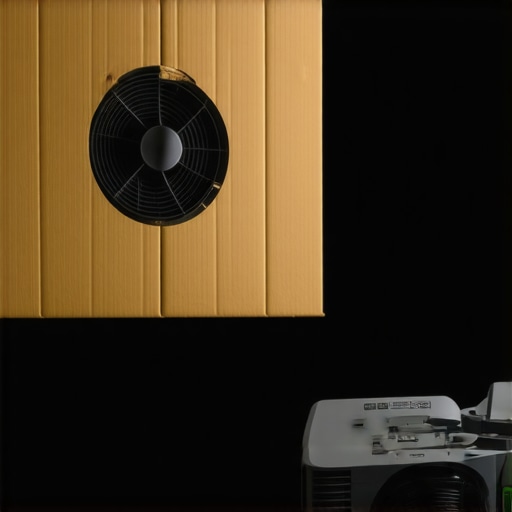 The Cardboard Shield That Stops Projector Fan Noise