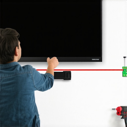 The Chalk Line Trick for Mounting Your TV Bracket Perfectly Level