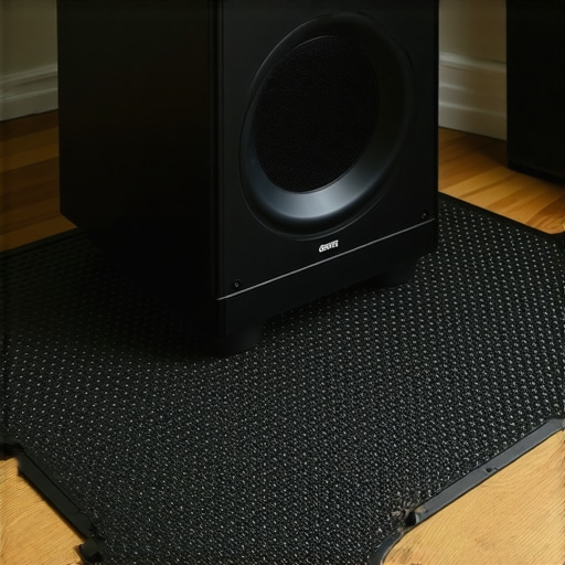 The Cheap Rubber Mat That Stops Subwoofer Rattle in Apartments