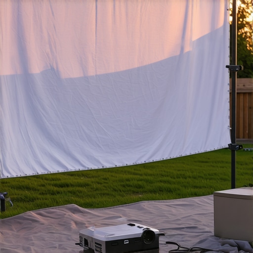 Why Your White Sheet is Ruining Backyard Movie Night and the $50 Fix