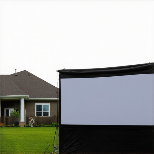 Why your outdoor projector needs a dark grey screen not white