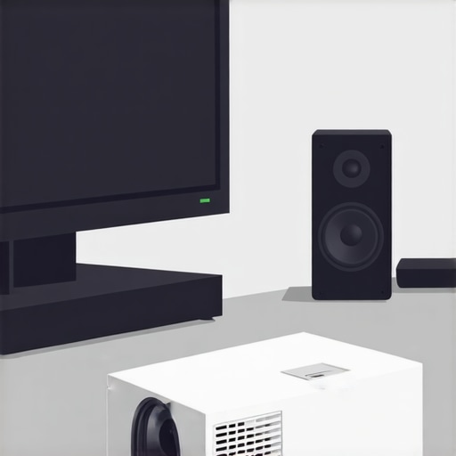 A comprehensive, well-calibrated home theater with advanced monitor, projector, and surround sound system