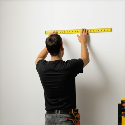 The Chalk Method for Marking Perfect Wall Mount Holes Every Time