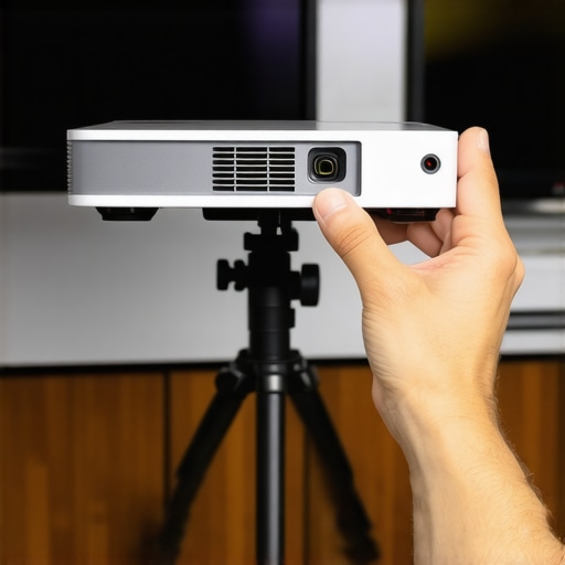 The Tape Trick for Leveling Your Projector on a Cheap Tripod