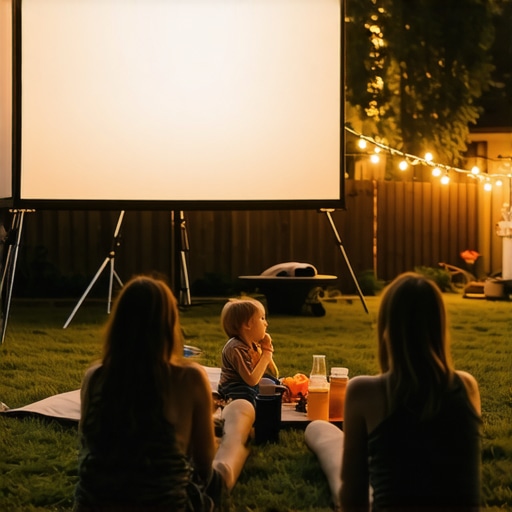 Why You Need a Screen for Your Backyard Movie Night