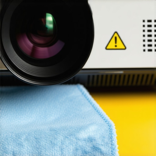 Why You Should Never Use a Microfiber Cloth on a Hot Projector Lens