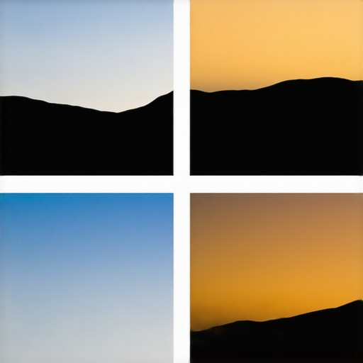10-bit Color vs 8-bit FRC Comparison Comparison showing smooth color gradients on a 10-bit panel versus color banding on an 8-bit display.