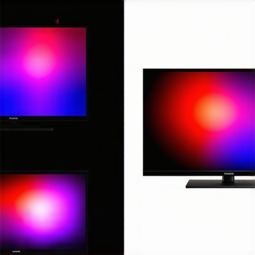 6500K Neutral White vs Distracting RGB Bias Lighting Comparison between accurate 6500K bias lighting and distracting RGB backlighting for home cinema.