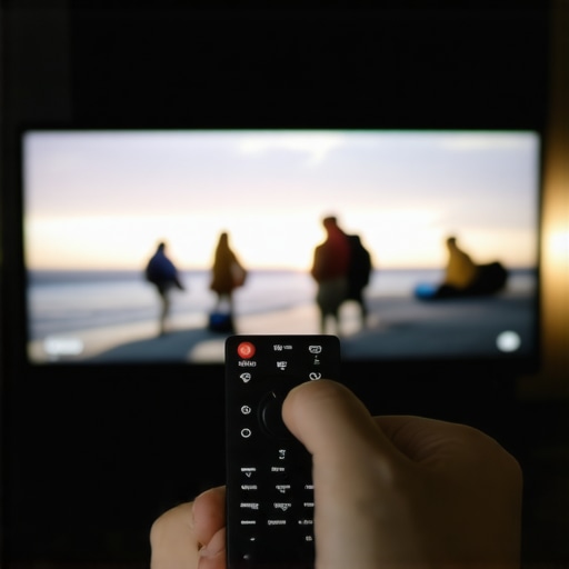 Adjusting TV picture settings for better blacks Close up of TV settings menu showing brightness and contrast adjustment
