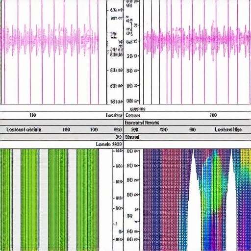 Audio Compression Visualized Comparison of compressed vs lossless audio waveforms showing lost peaks and detail