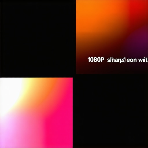 Detailed comparison of blurry upscaled text and sharp native 4K menu text on an OLED television screen