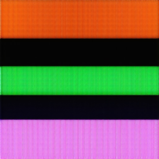 A comparison of sharp versus blurry text on a display panel to illustrate common second-hand screen issues.