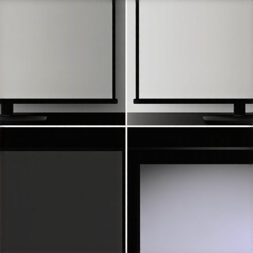 Side-by-side comparison showing how ambient light control improves projector contrast over raw brightness levels