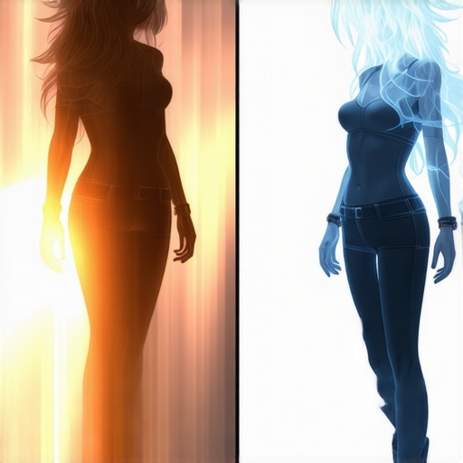 Comparison of monitor ghosting versus sharp motion clarity Side-by-side view of a screen with motion blur ghosting and a clean gaming image