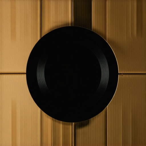 DIY Projector Calibration Cardboard Template A projector lens fitted with a cardboard calibration template to align the image axis.