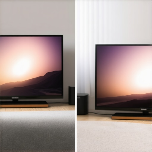 Difference between high sharpness and zero sharpness on a 4K TV Comparison of TV sharpness settings showing artificial halos versus natural detail.