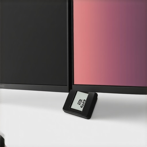 Digital Alignment Check for Monitors Digital angle gauge on top of two curved gaming monitors showing perfect horizontal alignment