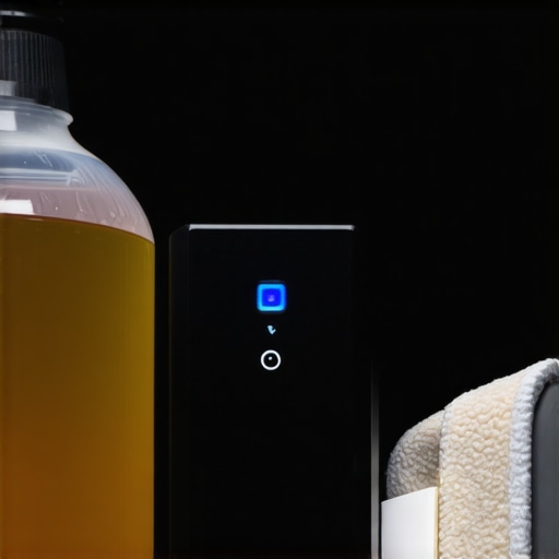 Professional cleaning and power management tools for home cinema maintenance.