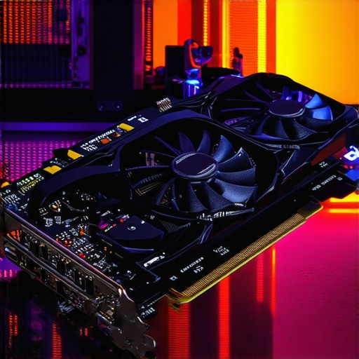 GPU Thermal Stress in Multi-Monitor Setup A graphics card showing high thermal heat signatures due to multi-monitor power draw.