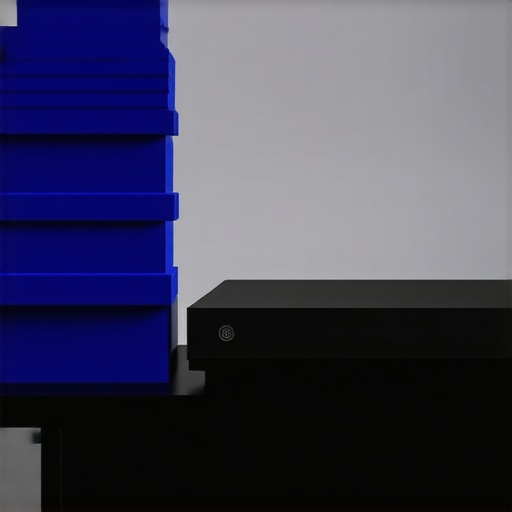 High Fidelity 4K Blu-ray Setup A high-end 4K Blu-ray player on a media console representing superior video source quality.