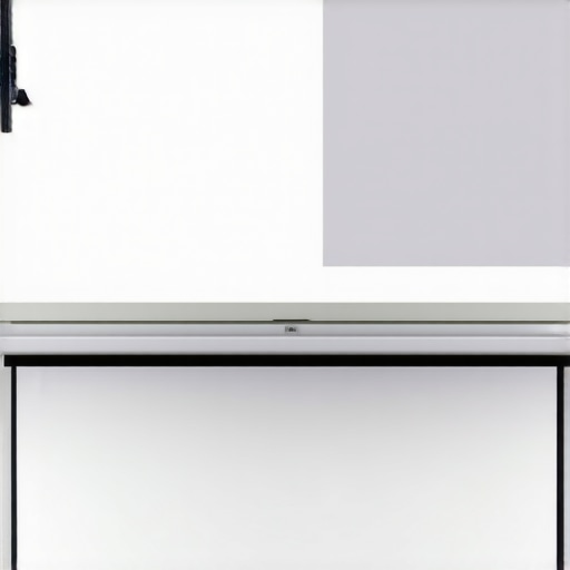High-Gain Screen vs Plain Wall Comparison Comparison showing the dramatic brightness boost provided by a high-gain projector screen compared to a standard white wall.