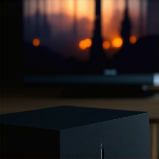 Dedicated streaming media player connected to a modern TV to bypass internal processor bottlenecks