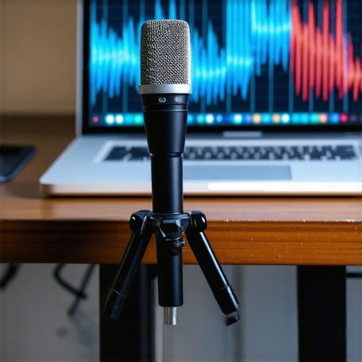High-Precision Subwoofer Calibration Tools UMIK-1 microphone and Room EQ Wizard software used for home theater bass tuning