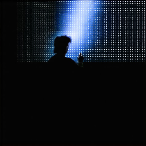 Using the flashlight trick to identify TV panel sub-pixel structure