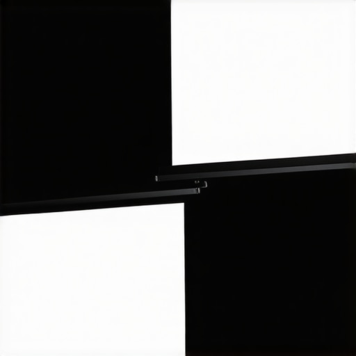 Matte vs High-Gain Screen Reflection Comparison Comparison of light reflection patterns on different projector screen surfaces
