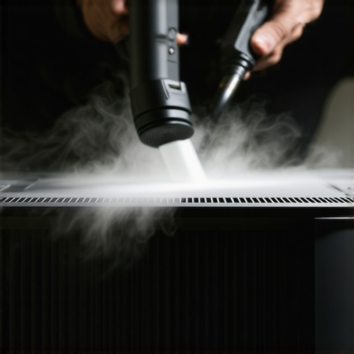 Proactive Projector Dust Maintenance Cleaning dust from projector vents to prevent overheating