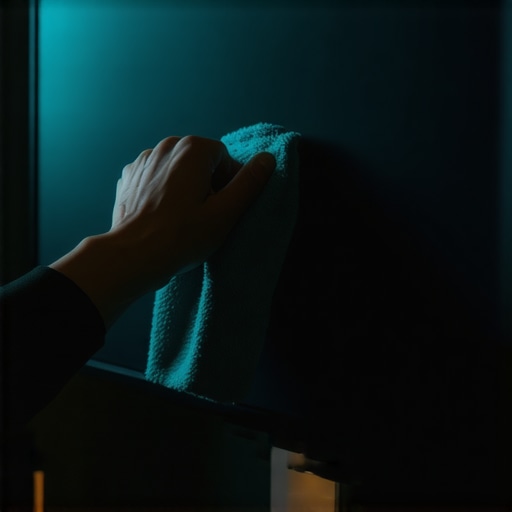 Proper Monitor Cleaning and Maintenance A person cleaning a high-resolution 4K monitor screen with professional tools