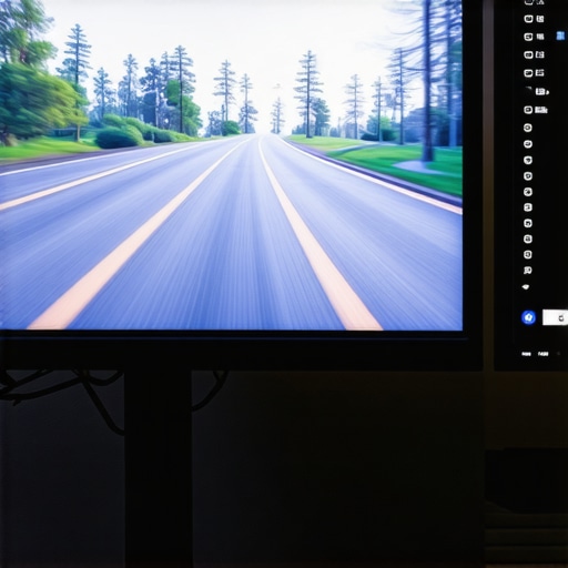 Testing Monitor Ghosting and Overdrive Settings A budget monitor running a motion clarity test to calibrate overdrive settings and eliminate screen ghosting.