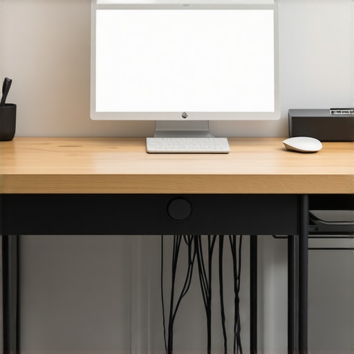 The Best Way to Route Cables Through a Desk Hole