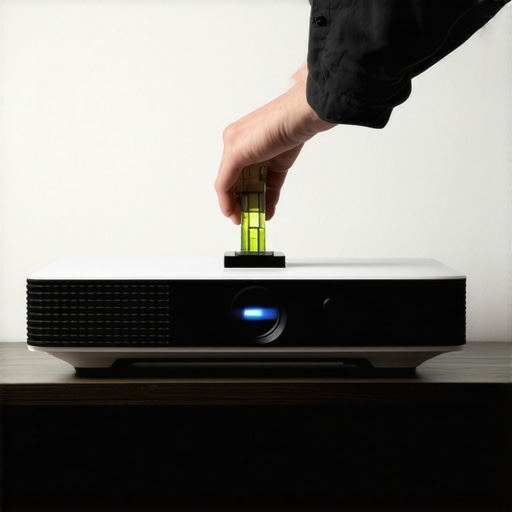 The Leveling Trick for Eliminating Projector Image Tilt