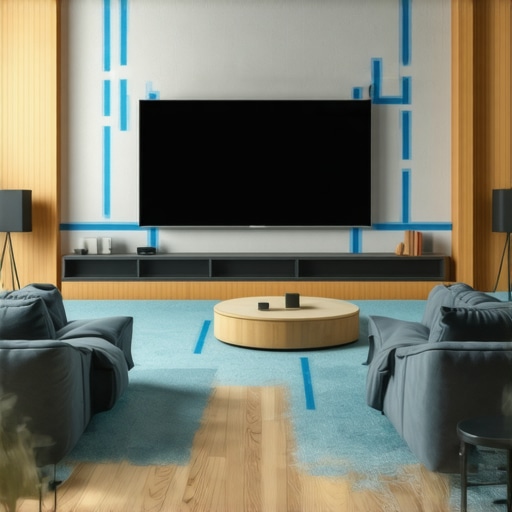 The Masking Tape Trick for Planning Your Home Cinema Layout