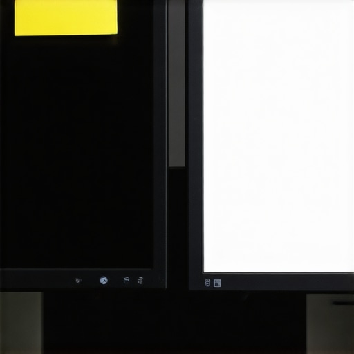 The Post-It Note Method for Perfect Monitor Alignment