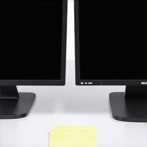 The Sticky Note Fix for Perfectly Spacing Dual Monitors